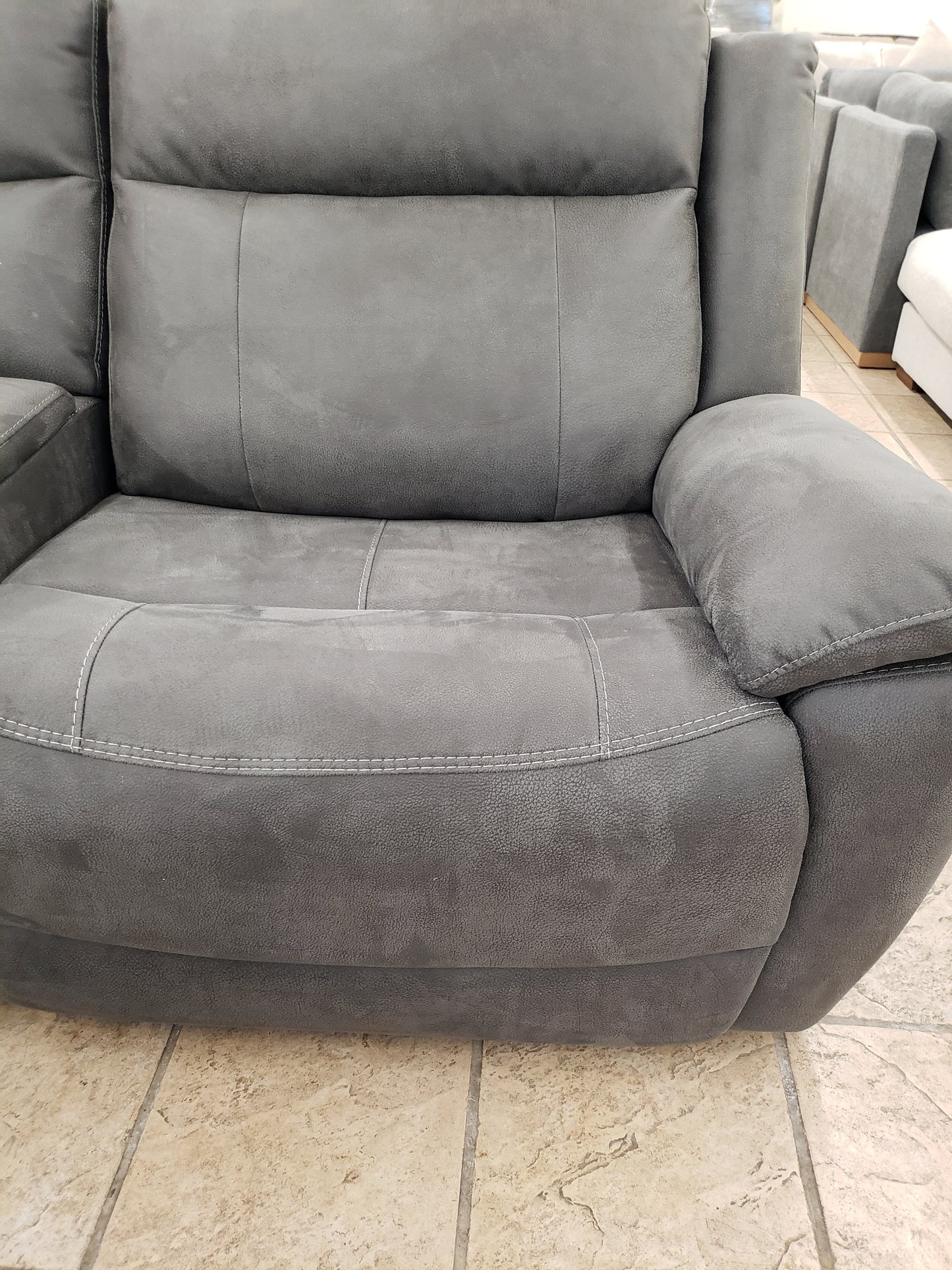 Kelsee Fabric Power Reclining Sectional with Power Headrests