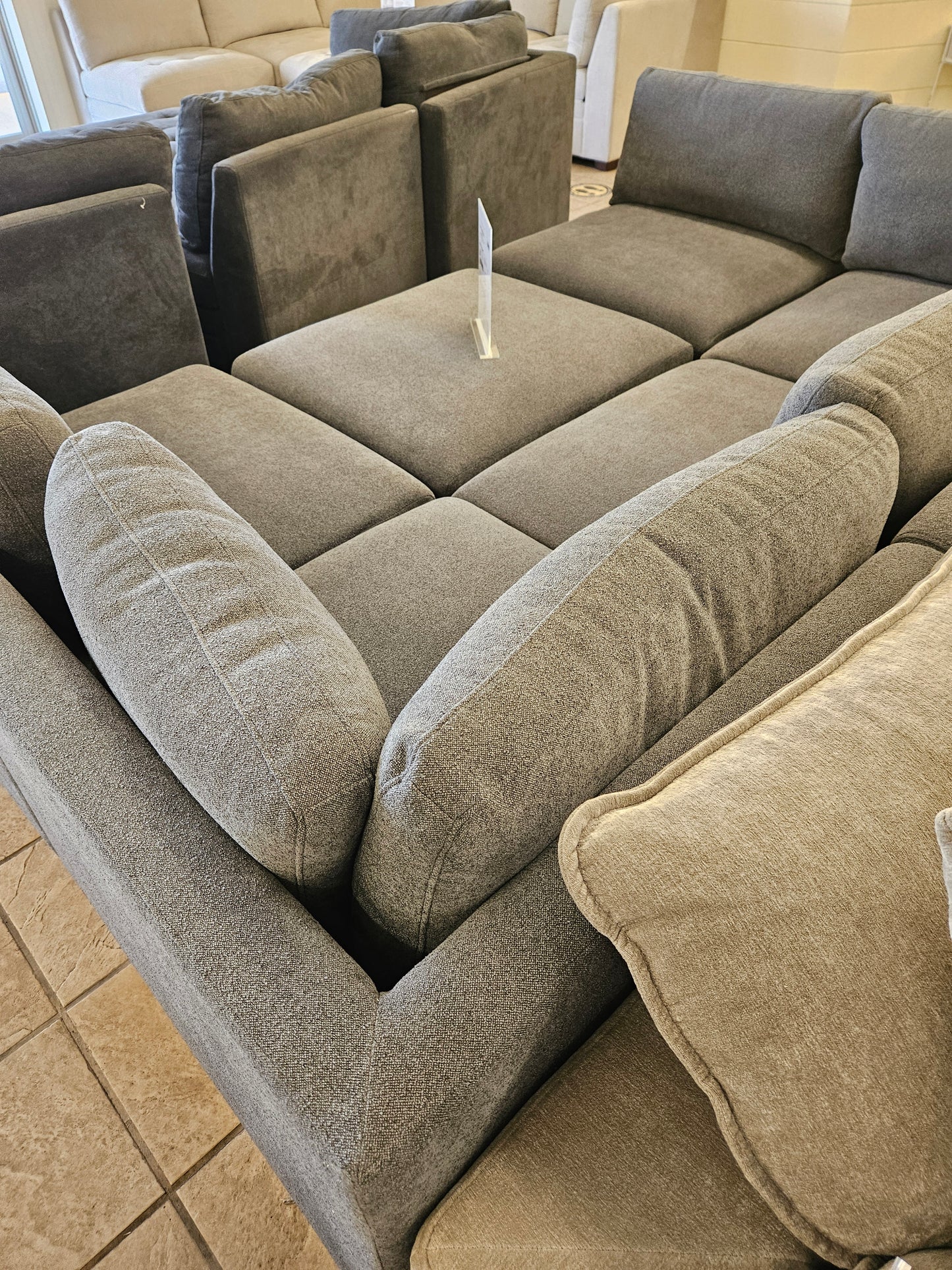 Henredon Dark Gray Sectional